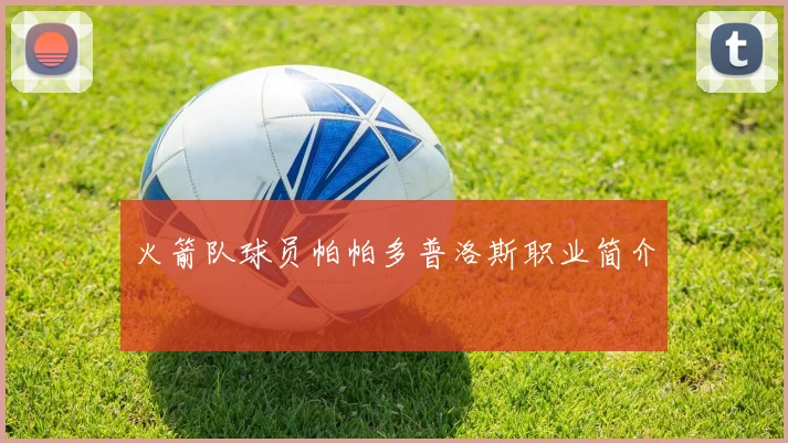 火箭队球员帕帕多普洛斯职业简介